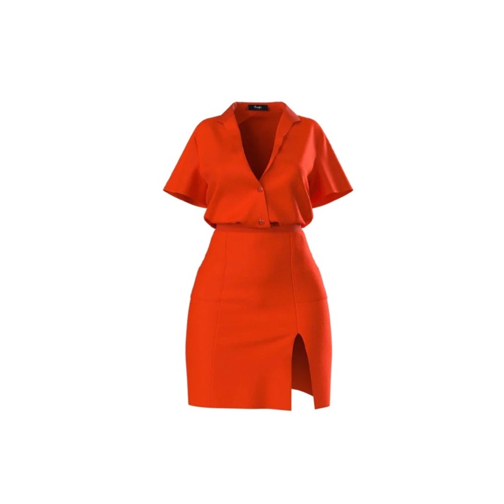 Hanifa- Robyn Flame Red set!